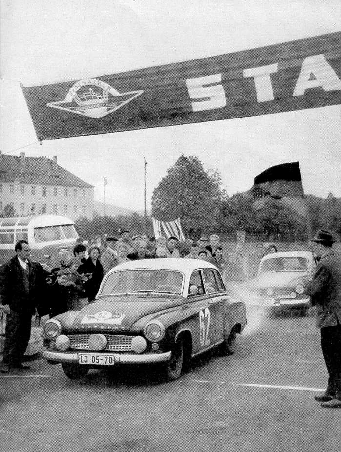 Startuje Rttinger-Thiel
do Rallye Wartburg 1963