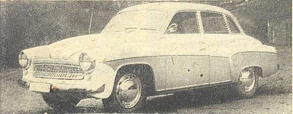 Wartburg 311/1000 z r. 1962
